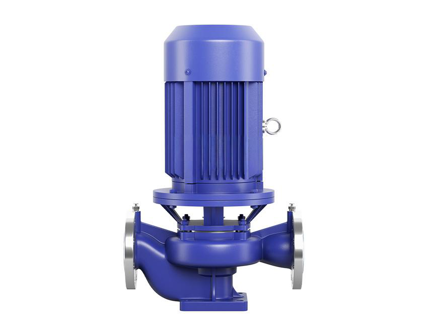High efficiency vertical inline centrifugal pump for industrial water supply