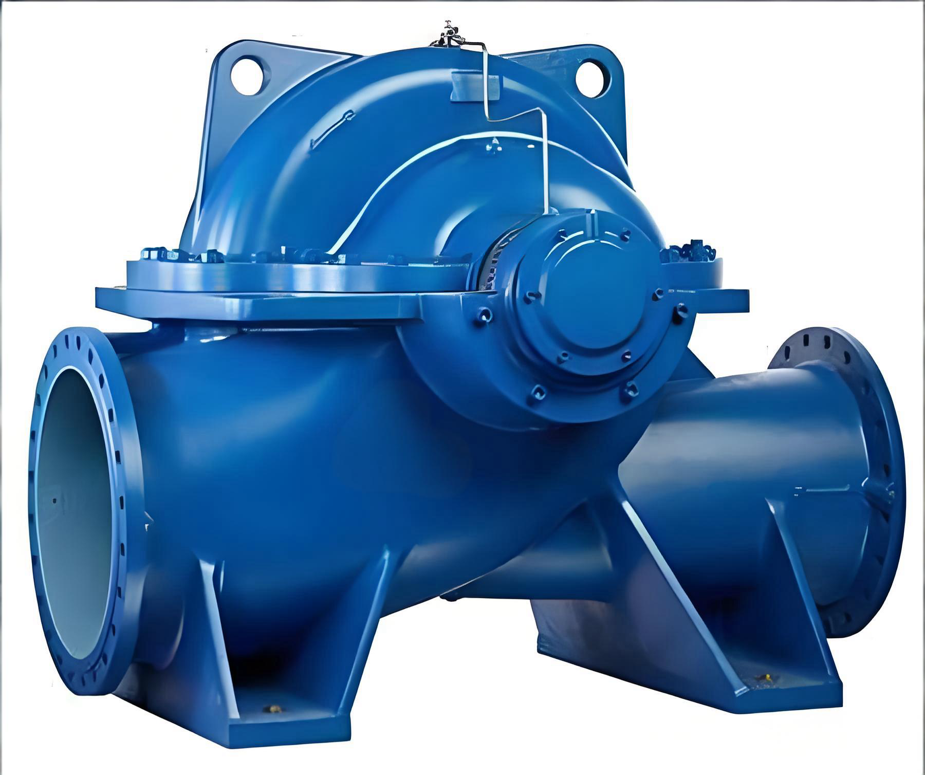 Large split-case double suction pump casing