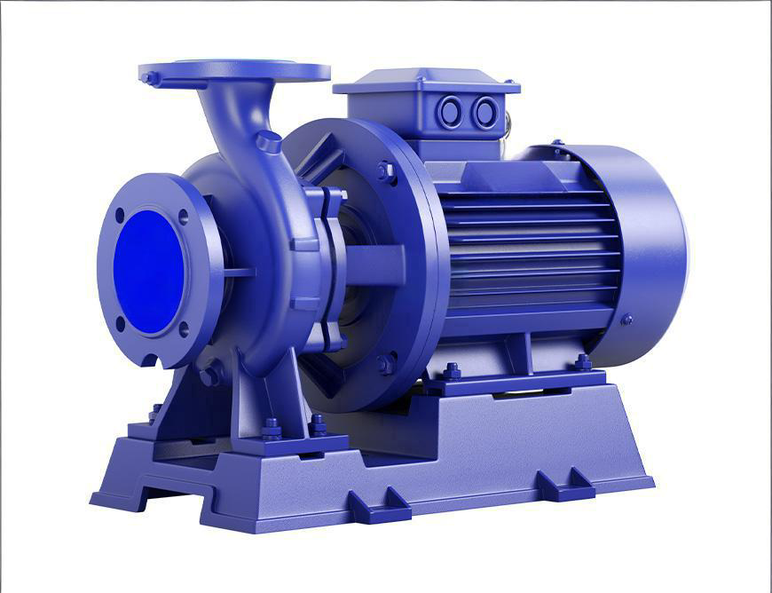SLW single-stage horizontal centrifugal pump pump-end view