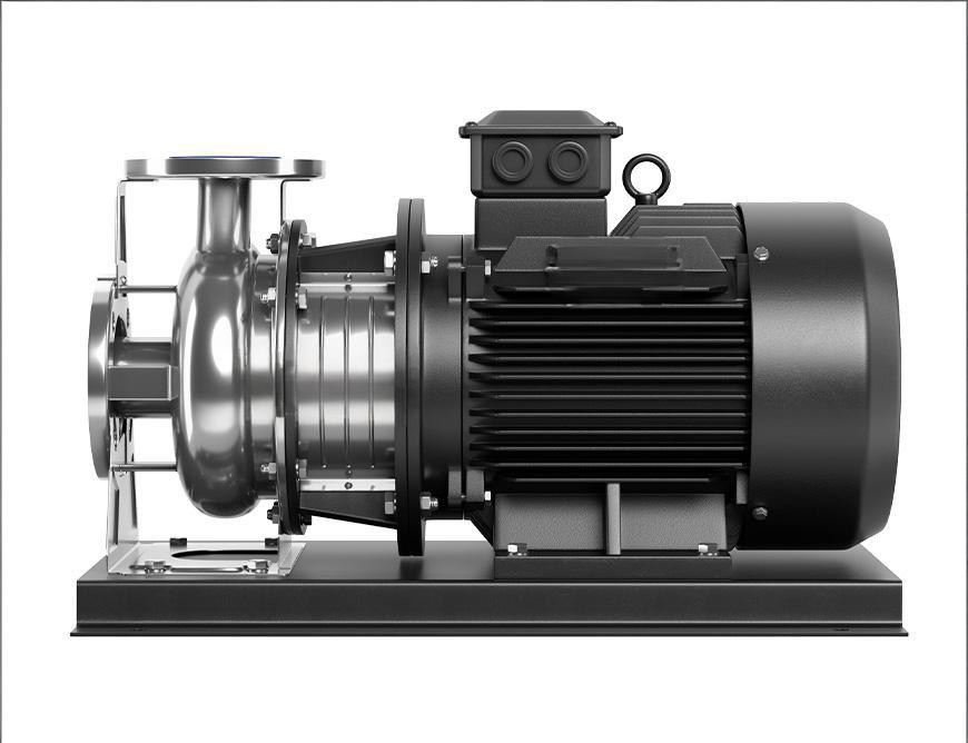 Stainless steel SLW horizontal centrifugal pump reference view