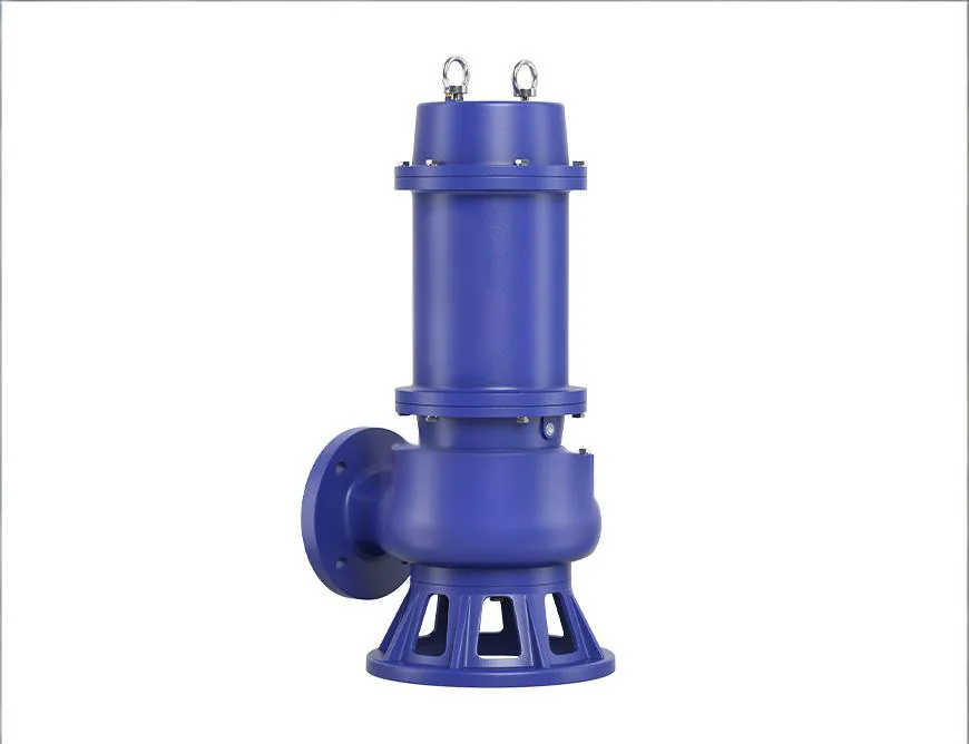 Angled view of a QW non-clog sewage pump