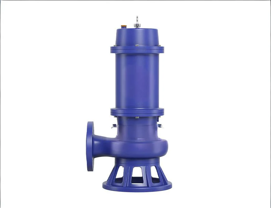 Side view of a QW submersible sewage pump